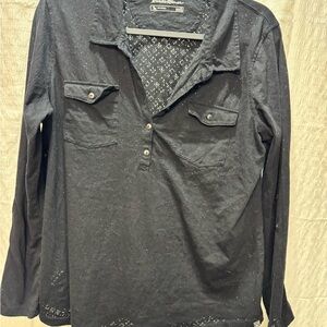 Black Button-Up Shirt